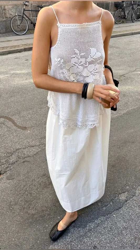 A Teague Mini Skirt, Made in Hong Kong and More Crochet